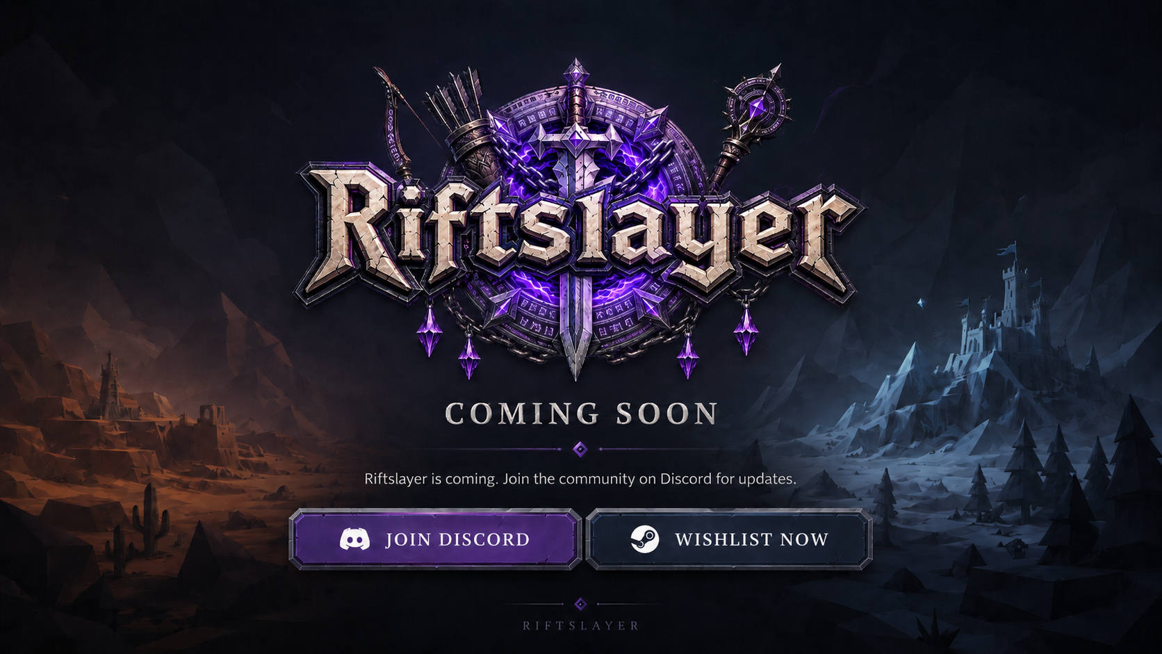 Riftslayer - Coming Soon. Join Discord or wishlist now.